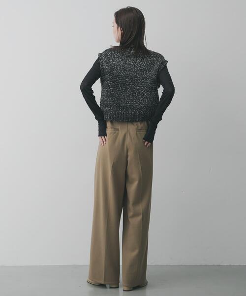 セール】『洗濯可』ミックスカラーローゲージベスト（ベスト）｜SENSE