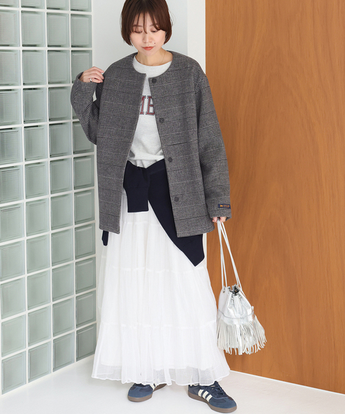 セール】《追加3》スーパーファインビーバークルーネックコート（ノー