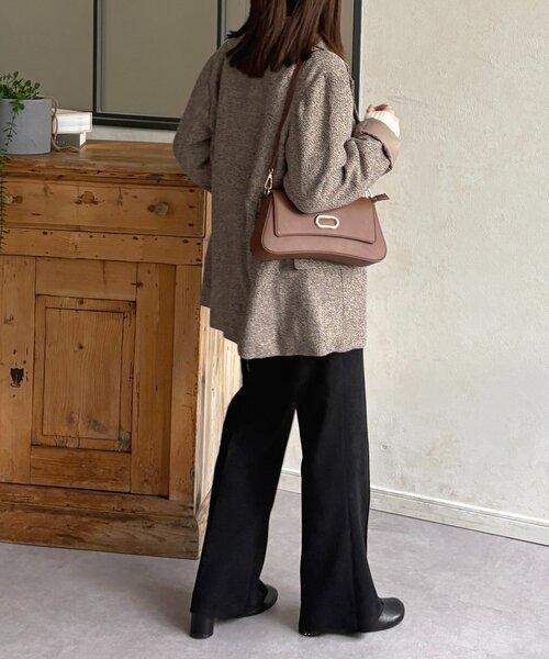 Thevon（ゼボン）の「Fスエードセミフレアパンツ（その他パンツ・レディース・ブラック/ブラウン・M/S）」の11枚目の写真