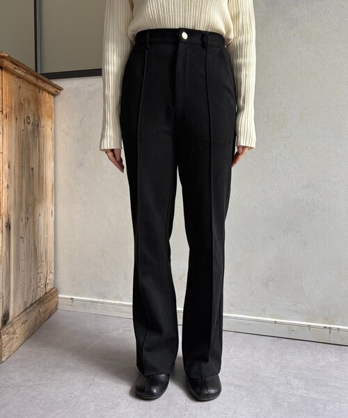 Thevon（ゼボン）の「Fスエードセミフレアパンツ（その他パンツ・レディース・ブラック/ブラウン・M/S）」の13枚目の写真