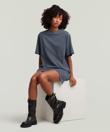 G-STAR（ジースター）の「Woven Mix Washed Jersey Dress/異素材ミックスウォッシュ加工ジャージーワンピース（ワンピース）」