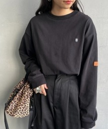UNIVERSAL OVERALL | [UNIVERSAL OVERALL/ユニバーサルオーバーオール] 別注 ワンポイントロゴ刺繍 ロングスリーブTシャツ(Tシャツ/カットソー)
