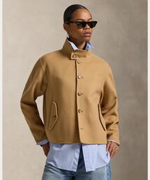 RALPHLAUREN✨ウール100% テーラードジャケット　スタンドカラー フランネルジャージ スタンドカラージャケット(ブルゾン)｜Paul Stuart