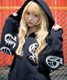 JACKROSE（ジャックローズ）の「GA×GALFY-安心の背中ロゴのジップパーカー（パーカー）」