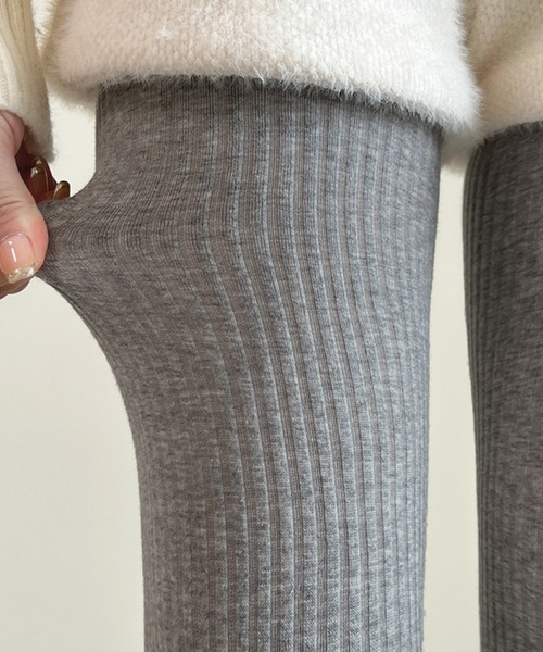 IRADOWL（アイラドール）の「リブタイツ（タイツ/ストッキング・レディース・ブラック/グレー/ダークグレー/ブラウン/ダークブラウン/ライトグレー・FREE）」の17枚目の写真