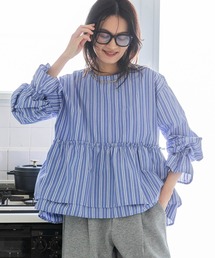Elura | アイロンいらずペプラムブラウス/634735(シャツ/ブラウス)