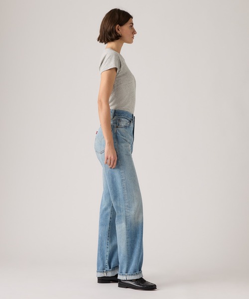 Levi's(リーバイス)の「Levi's/リーバイス LEVI'S(R) VINTAGE CLOTHING 1950'S 701 ジーンズ ミディアムインディゴ(デニムパンツ・レディース・ライトインディゴブルー・28inch/27inch/26inch/25inch/24inch/23inch)」の3枚目の写真