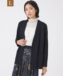 TRANS WORK（トランスワーク）の「【L】【ウォッシャブル】エクストラファインウールカーディガン（カーディガン/ボレロ）」
