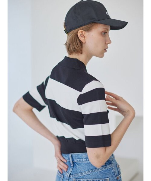 AYIHOLIC CASHMERE（アイホリックカシミア）の「ハーフジップクロップポロ（ニット/セーター・レディース・その他・FREE）」の7枚目の写真
