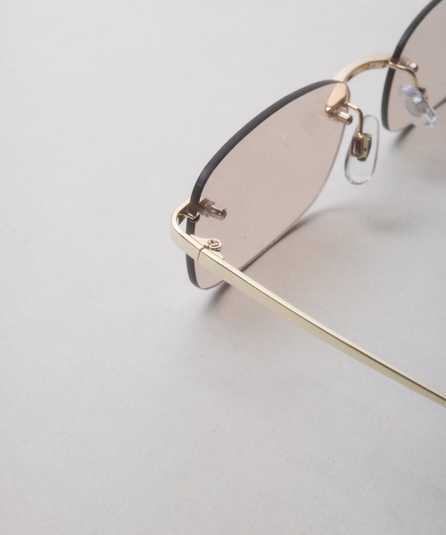 B.I.D.（ビーアイディー）の「《リムレスサングラス》（サングラス・メンズ・ゴールド/ライトブラウン/シルバー/ライトグレー・FREE）」の21枚目の写真