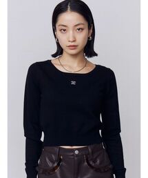 EMODA | プレートクロップニット(ニット/セーター)