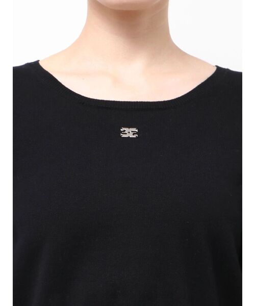 EMODA（エモダ）の「プレートクロップニット（ニット/セーター・レディース・ホワイト/ブラック/グレー・FREE）」の17枚目の写真