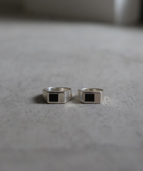 TEN.(テン)の「SILVER925 パズルリング(ブラックオニキス)(リング・レディース・シルバー・#23/#21/#17)」の8枚目の写真