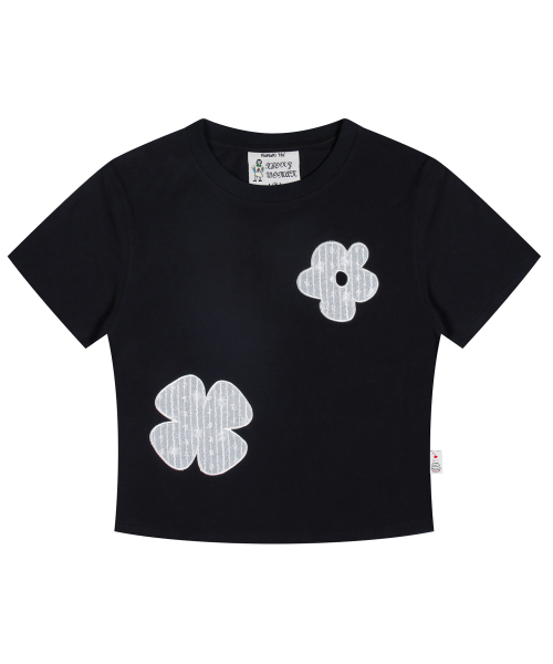 RuNaKi'Hu'(ルナキフ)の「WXT043綿菓子レースアップリケ半袖Tシャツ(BLACK)(Tシャツ/カットソー・レディース・その他・1/2)」の14枚目の写真