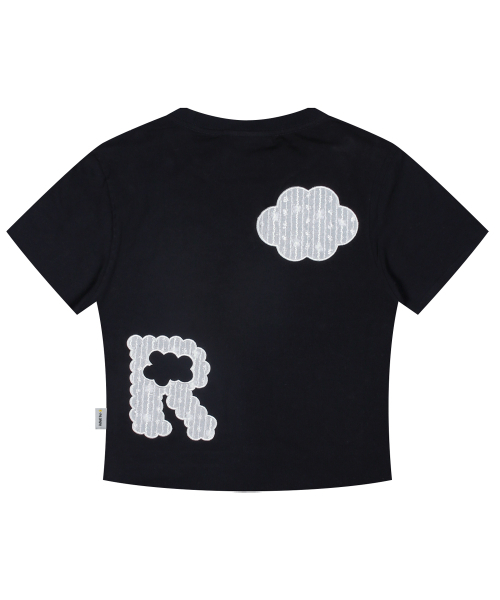 RuNaKi'Hu'(ルナキフ)の「WXT043綿菓子レースアップリケ半袖Tシャツ(BLACK)(Tシャツ/カットソー・レディース・その他・1/2)」の15枚目の写真