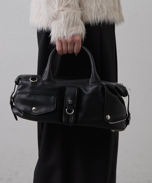 Lui's（ルイス）の「2WAYショルダーライダースバッグ（ショルダーバッグ・レディース・ブラック/ブラウン・FREE）」の12枚目の写真