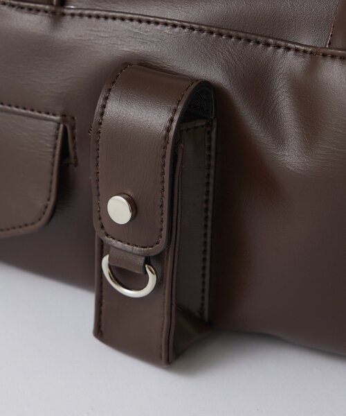 Lui's（ルイス）の「2WAYショルダーライダースバッグ（ショルダーバッグ・レディース・ブラック/ブラウン・FREE）」の17枚目の写真