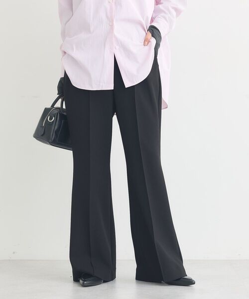 earth music&ecology（アースミュージックアンドエコロジー）の「センターシームフレアパンツ（その他パンツ・レディース・ライトベージュ/グレー/ブラック/ブラウン・S/M）」の20枚目の写真