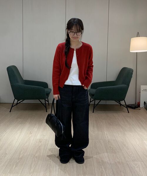 HALFNINE（ハーフナイン）の「イージーマッチワイドデニムパンツジーンズG12BRD_HXV11308[ブラックデニム]（デニムパンツ・メンズ・その他・S/M/L）」の10枚目の写真