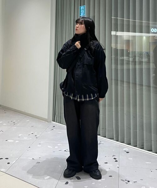 HALFNINE（ハーフナイン）の「イージーマッチワイドデニムパンツジーンズG12BRD_HXV11308[ブラックデニム]（デニムパンツ・メンズ・その他・S/M/L）」の6枚目の写真