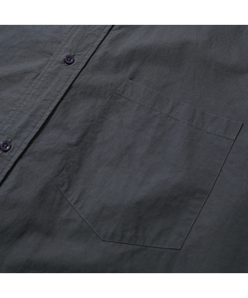 MOIF（モイフ）の「[SS25] ユニフォームハーフシャツ / チャコール（シャツ/ブラウス・メンズ・その他・S/M/L）」の6枚目の写真