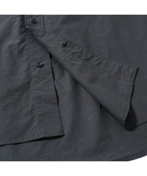 MOIF（モイフ）の「[SS25] ユニフォームハーフシャツ / チャコール（シャツ/ブラウス・メンズ・その他・S/M/L）」の9枚目の写真