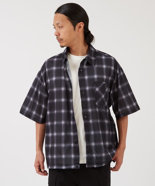 improves（インプローブス）の「【GERRY】ドットエアー 吸水速乾 半袖 ビッグシャツ（シャツ/ブラウス・メンズ・ブラック/レオパード/チェック・X-LARGE/MEDIUM/LARGE）」の9枚目の写真
