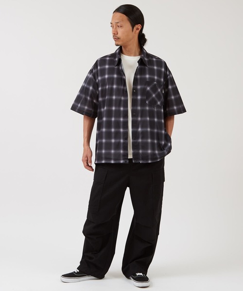 improves（インプローブス）の「【GERRY】ドットエアー 吸水速乾 半袖 ビッグシャツ（シャツ/ブラウス・メンズ・ブラック/レオパード/チェック・X-LARGE/MEDIUM/LARGE）」の8枚目の写真