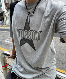 COSO（コソ）の「クランクスター 半袖Tシャツ (グレー)（Tシャツ/カットソー）」