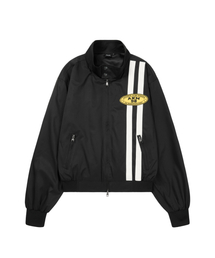 セール】High-Neck Button Jacket (Dark Gray)（ブルゾン）｜AAKAM