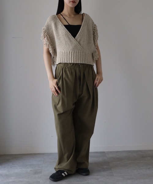 model：164cm. 着用サイズ：FREE