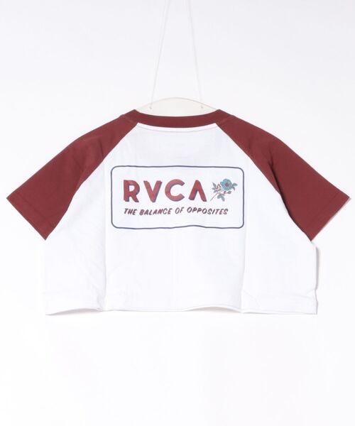 RVCA(ルーカ)の「【RVCA/ルーカ】OLD WAYS CROPPED SS TEE/半袖 ショート丈 Tシャツ(Tシャツ/カットソー・レディース・ライトブルー/ホワイト/ブラウン・MEDIUM/SMALL/LARGE)」の4枚目の写真