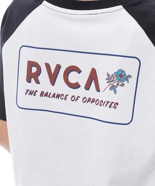 RVCA(ルーカ)の「【RVCA/ルーカ】OLD WAYS CROPPED SS TEE/半袖 ショート丈 Tシャツ(Tシャツ/カットソー・レディース・ライトブルー/ホワイト/ブラウン・MEDIUM/SMALL/LARGE)」の14枚目の写真