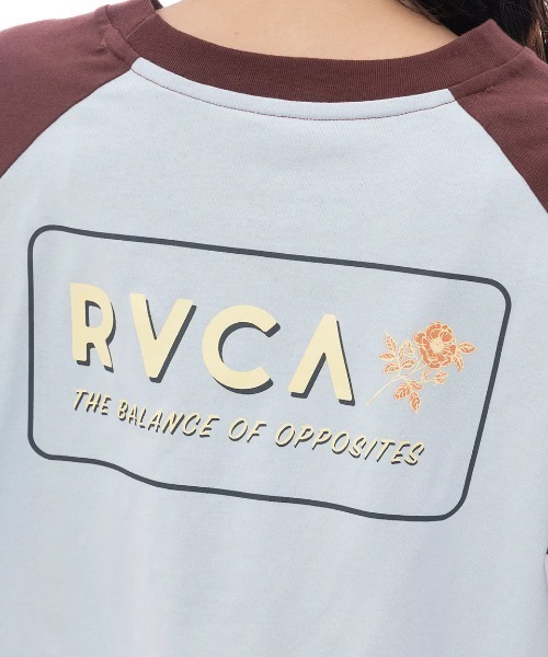 RVCA(ルーカ)の「【RVCA/ルーカ】OLD WAYS CROPPED SS TEE/半袖 ショート丈 Tシャツ(Tシャツ/カットソー・レディース・ライトブルー/ホワイト/ブラウン・MEDIUM/SMALL/LARGE)」の6枚目の写真