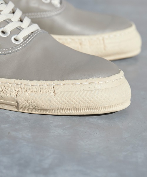 Maison MIHARA YASUHIRO(メゾンミハラヤスヒロ)の「General Scale. Maison MIHARA YASUHIRO /ジェネラルスケール メゾンミハラヤスヒロ KIEFER Leather Low-Top Sneakers ローカットスニーカー(スニーカー・メンズ・グレー・38/41/42/37)」の10枚目の写真