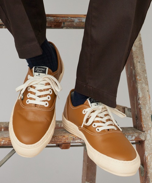 Maison MIHARA YASUHIRO（メゾンミハラヤスヒロ）の「General Scale. Maison MIHARA YASUHIRO /ジェネラルスケール メゾンミハラヤスヒロ KIEFER Leather Low-Top Sneakers ローカットスニーカー（スニーカー・メンズ・グレー/ブラウン/ブラック・38/41/42/37/43/40/36）」の19枚目の写真