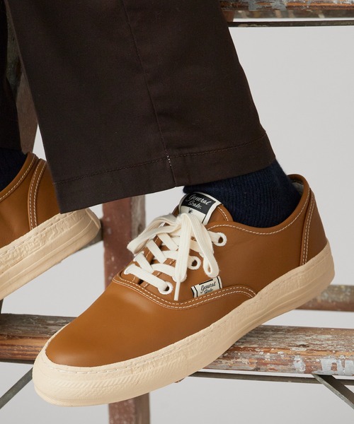 Maison MIHARA YASUHIRO（メゾンミハラヤスヒロ）の「General Scale. Maison MIHARA YASUHIRO /ジェネラルスケール メゾンミハラヤスヒロ KIEFER Leather Low-Top Sneakers ローカットスニーカー（スニーカー・メンズ・グレー/ブラウン/ブラック・38/41/42/37/43/40/36）」の21枚目の写真