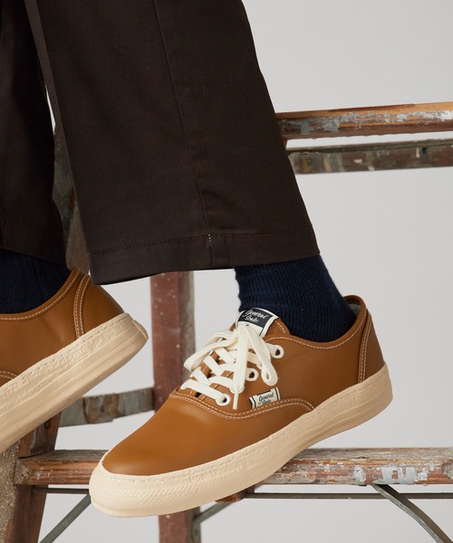 Maison MIHARA YASUHIRO（メゾンミハラヤスヒロ）の「General Scale. Maison MIHARA YASUHIRO /ジェネラルスケール メゾンミハラヤスヒロ KIEFER Leather Low-Top Sneakers ローカットスニーカー（スニーカー・メンズ・グレー/ブラウン/ブラック・38/41/42/37/43/40/36）」の22枚目の写真