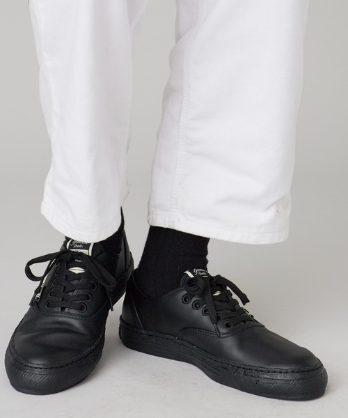 Maison MIHARA YASUHIRO（メゾンミハラヤスヒロ）の「General Scale. Maison MIHARA YASUHIRO /ジェネラルスケール メゾンミハラヤスヒロ KIEFER Leather Low-Top Sneakers ローカットスニーカー（スニーカー・メンズ・グレー/ブラウン/ブラック・38/41/42/37/43/40/36）」の9枚目の写真