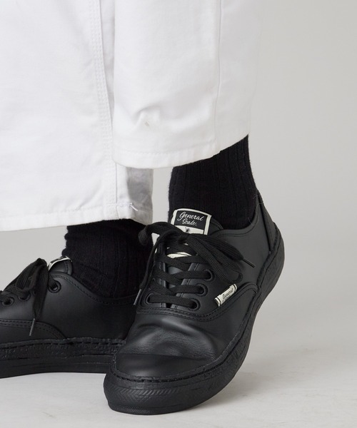 Maison MIHARA YASUHIRO（メゾンミハラヤスヒロ）の「General Scale. Maison MIHARA YASUHIRO /ジェネラルスケール メゾンミハラヤスヒロ KIEFER Leather Low-Top Sneakers ローカットスニーカー（スニーカー・メンズ・グレー/ブラウン/ブラック・38/41/42/37/43/40/36）」の10枚目の写真