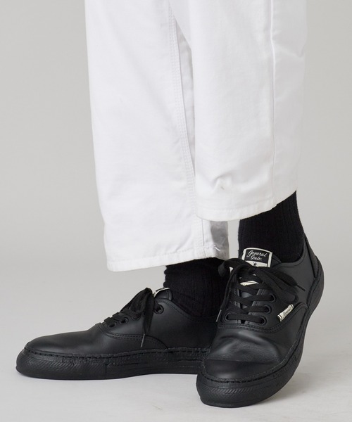 Maison MIHARA YASUHIRO（メゾンミハラヤスヒロ）の「General Scale. Maison MIHARA YASUHIRO /ジェネラルスケール メゾンミハラヤスヒロ KIEFER Leather Low-Top Sneakers ローカットスニーカー（スニーカー・メンズ・グレー/ブラウン/ブラック・38/41/42/37/43/40/36）」の11枚目の写真