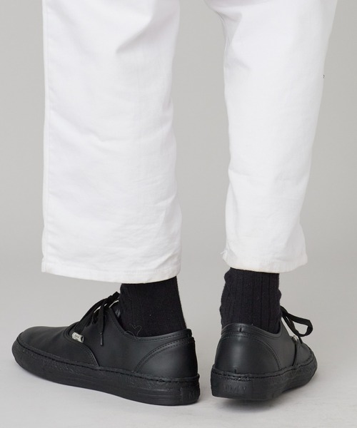 Maison MIHARA YASUHIRO（メゾンミハラヤスヒロ）の「General Scale. Maison MIHARA YASUHIRO /ジェネラルスケール メゾンミハラヤスヒロ KIEFER Leather Low-Top Sneakers ローカットスニーカー（スニーカー・メンズ・グレー/ブラウン/ブラック・38/41/42/37/43/40/36）」の12枚目の写真