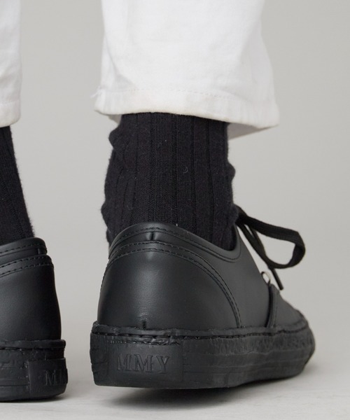 Maison MIHARA YASUHIRO（メゾンミハラヤスヒロ）の「General Scale. Maison MIHARA YASUHIRO /ジェネラルスケール メゾンミハラヤスヒロ KIEFER Leather Low-Top Sneakers ローカットスニーカー（スニーカー・メンズ・グレー/ブラウン/ブラック・38/41/42/37/43/40/36）」の13枚目の写真