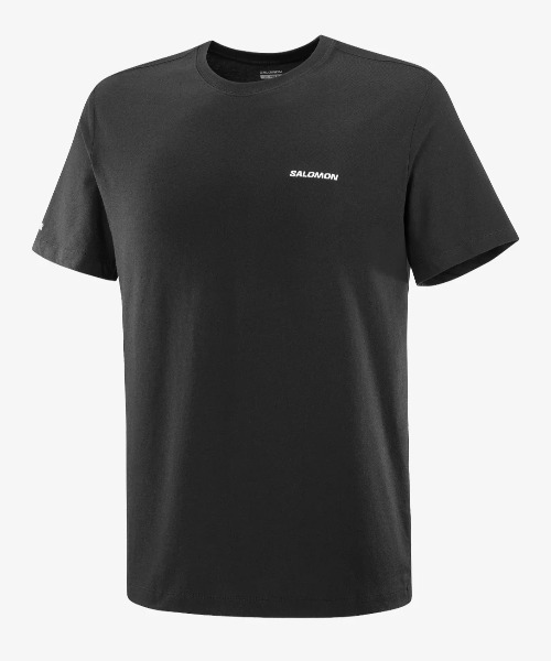 SALOMON（サロモン）の「【SALOMON】CHEST LOGO REGULAR TEE M（Tシャツ/カットソー・メンズ・ブラック/ホワイト・XL/L/M）」の3枚目の写真