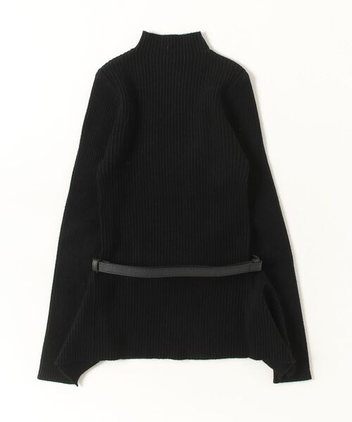 Desert Rose(デザートローズ)の「【DESERT ROSE/デザートローズ】ベルト付ハイネックペプラムニット(ニット/セーター・レディース・ブラック・FREE)」の13枚目の写真