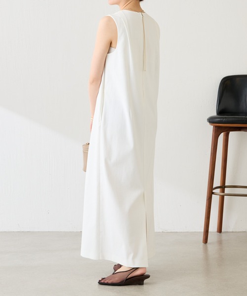 COLLAGE GALLARDAGALANTE（コラージュガリャルダガランテ）の「シェルタリングIラインワンピース/セットアップ可（ワンピース・レディース・ブラウン/ホワイト・FREE）」の10枚目の写真