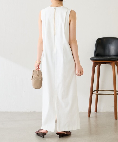 COLLAGE GALLARDAGALANTE（コラージュガリャルダガランテ）の「シェルタリングIラインワンピース/セットアップ可（ワンピース・レディース・ブラウン/ホワイト・FREE）」の11枚目の写真