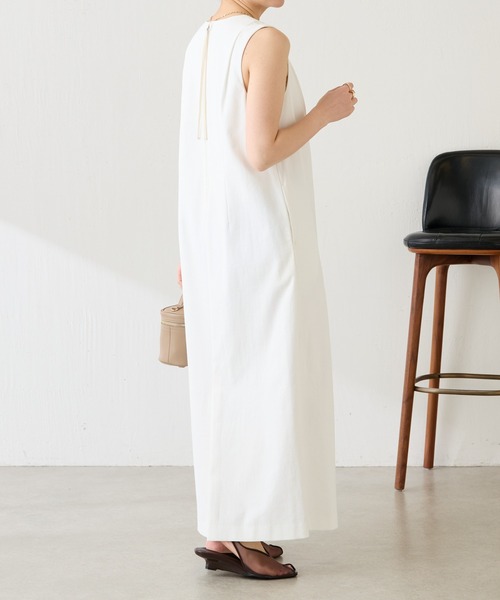 COLLAGE GALLARDAGALANTE（コラージュガリャルダガランテ）の「シェルタリングIラインワンピース/セットアップ可（ワンピース・レディース・ブラウン/ホワイト・FREE）」の12枚目の写真