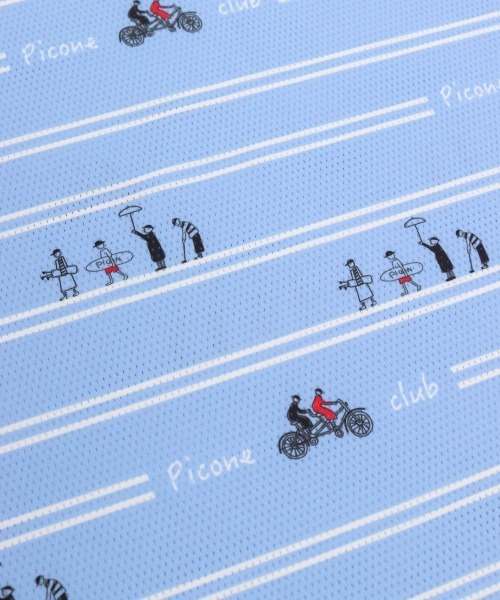 Picone CLUB(ピッコーネクラブ)の「ピコボーダーUVジッププルオーバー(Tシャツ/カットソー・レディース・ブルー/ホワイト×ブラック/ブラック/ホワイト×グリーン・13号/11号/9号)」の21枚目の写真
