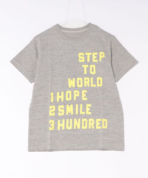 GO TO HOLLYWOOD（ゴートゥーハリウッド）の「123 Tee（Tシャツ/カットソー・レディース・ホワイト/ピンク/グレー/チャコールグレー・M/L）」の3枚目の写真